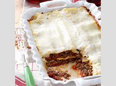 Lasagna with White Sauce Recipe   Taste of Home