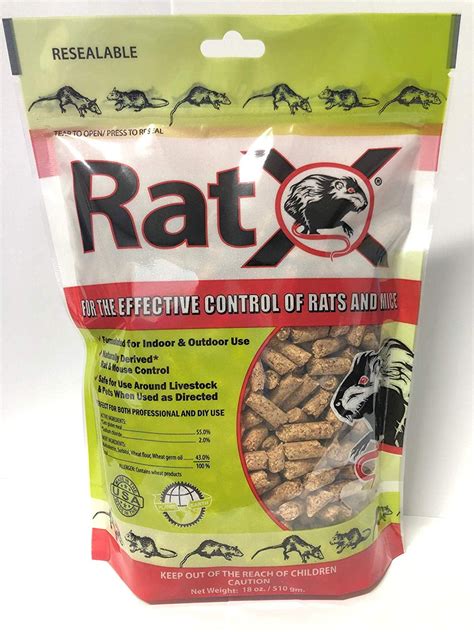 RatX® Rodent Control Pellets, Rat and Mouse Killer, 18 oz - Walmart.com