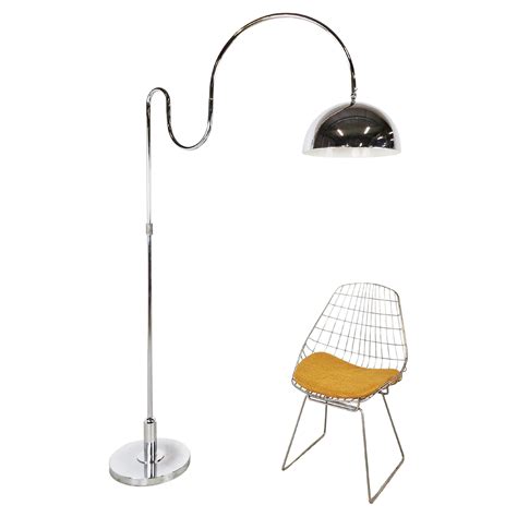 1980's Italian Adjustable Floor Lamp For Sale at 1stDibs