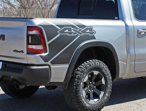 For 2019 2020 Dodge Ram Stripes Rebel 1500 Side Bed India | Ubuy