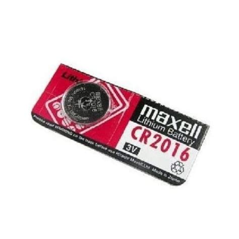 Maxell CR2016 3V Lithium Coin Battery (5 Pieces) buy online at Best ...