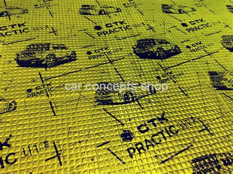 CTK (Made in Ukraine) Lemon Car Sound Deadening/Damping Sheet 4 Sheets ...