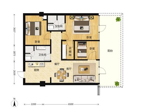 新农村自建房7米X10米 坐东朝西户型这样布局好？