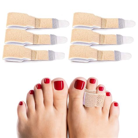 Aidi 6PCS Hammer Toe Corrector, Hammer Toe Straightener, Hammer Toe Splints, Toe Cushioned ...