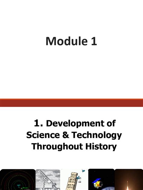 Development of Science and Technology Throughout History Lecturers ...