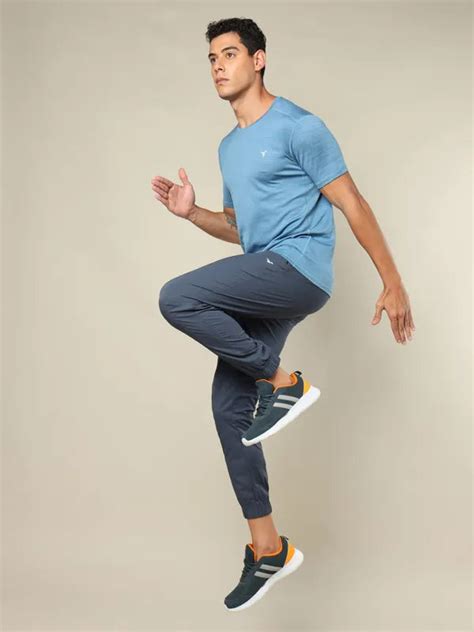Men Relax Fit Joggers with Technolite