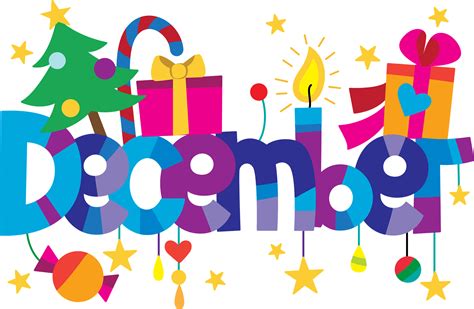 December Clipart - Festive Illustrations for Celebrating the Final ...