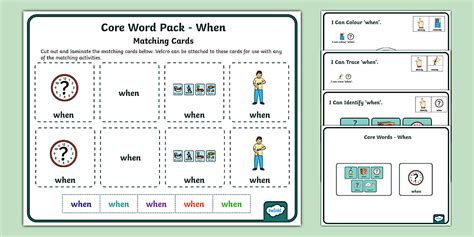 Core Word Pack - When?