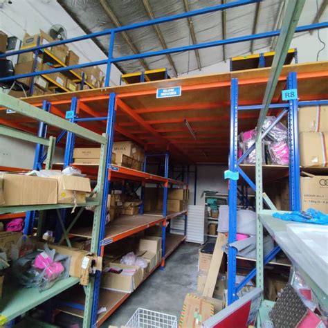 SHELVING SYSTEM C/W MEZZANINE FLOOR, Furniture & Home Living, Furniture ...