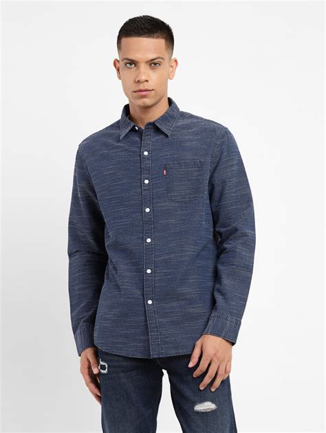 Men's Self Design Slim Fit Shirt – Levis India Store