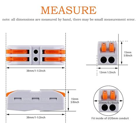 Wire Connectors,20PK Wire Connection,Nineleaf Push India | Ubuy