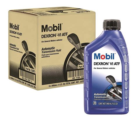 Mobil 1 Transmission Fluid - Dexron-VI - ATF - Synthetic - 1 qt - Set ...