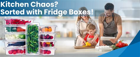 Buy THE BLACK KITE Fridge Storage Boxes (Set of 6) | with Removable ...