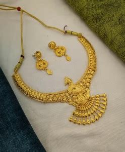 LJJ Alloy Gold-plated Gold Jewellery Set Price in India - Buy LJJ Alloy ...