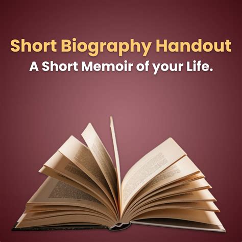 Image result for Short Biography Examples