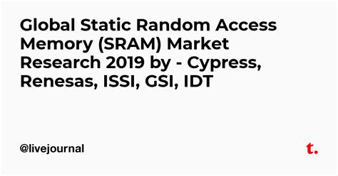 Global Static Random Access Memory (SRAM) Market Research 2019 by ...