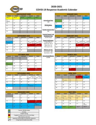 CISD approves new COVID-19 response academic calendar for 2020-21 ...