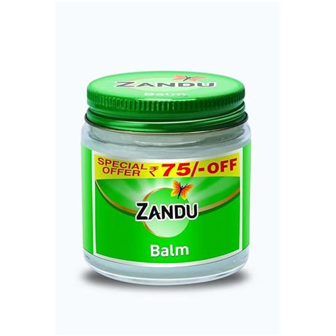 Zandu Balm 100ml, Effective relief from Headache, Body Pain, Sprain and ...