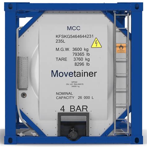 3D ISO Tank Container model | 3D Molier International