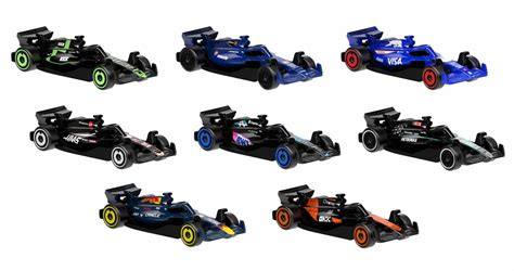 Hot Wheels muestra los sets de coches a escala 1:64 de la F1
