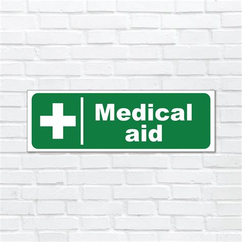 Buy SIGN EVER Medical First Aid Sign Board For Hospital Clinic Bank ...