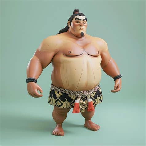 3d sumo design rendering | Premium AI-generated image