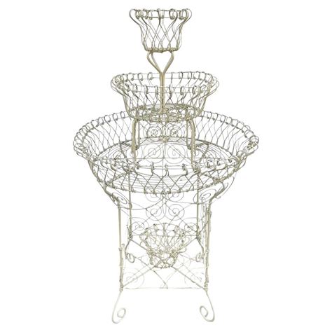 Victorian Three-Tier Wrought Iron Garden Plant Stand For Sale at ...