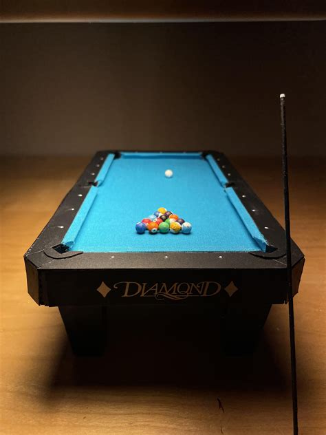 I made a 7 inch Diamond Pro-Am table : r/billiards