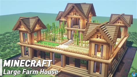 Image result for Minecraft Large Farm House Tutorial