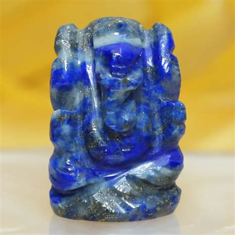 Buy Crystal Divine Lapis Lazuli Crystal Pocket Ganesha Idol for Home ...