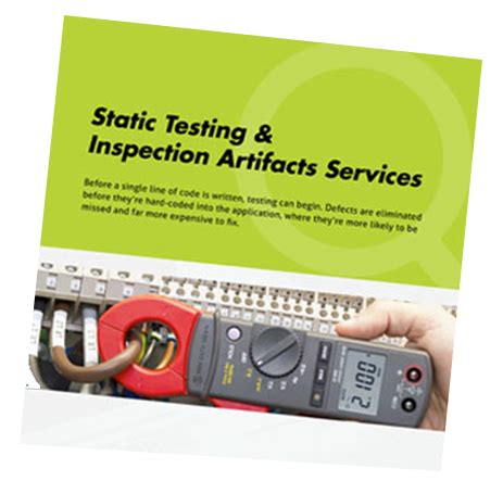 Image result for Static Inspection Testing