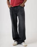 Wide Leg Denim (Shadow Black) – untld.in