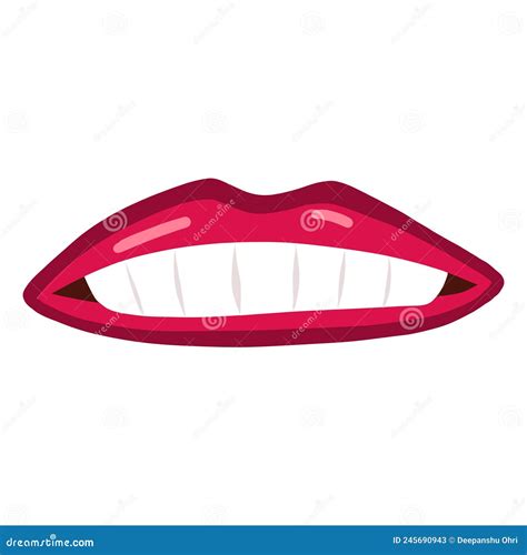 Buck Teeth Emoji Vector Illustration | CartoonDealer.com #80079500