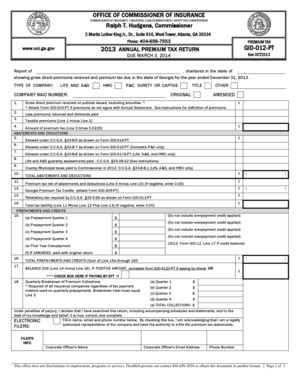 Fillable Online oci ga GID-012-PT - oci ga Fax Email Print - pdfFiller