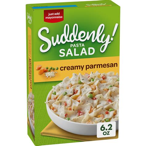 Suddenly Salad, Pasta Salad Creamy Parmesan with Vegetable Blend ...