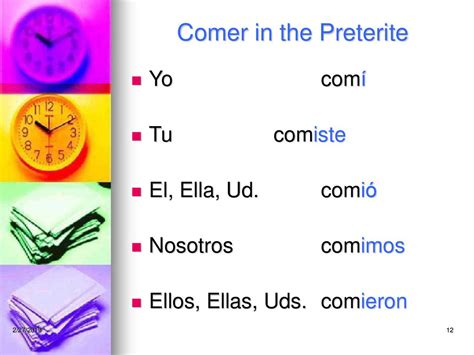 Spanish Preterite Verbs - ppt descargar