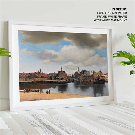 Vermeer view of delft Painting & Wall Art Print by Johannes Vermeer ...