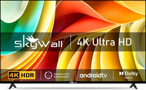 SKYWALL 139.7 cm (55 inches) 4K Ultra HD Smart LED TV 55SW-VS (Black ...