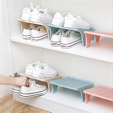 NYALKARAN Plastic Shoe Organizer Stand Space Saver Shoe Storage Rack ...