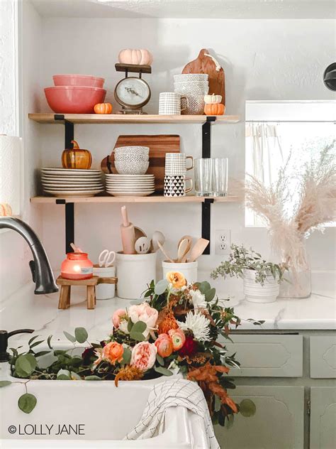 Open Kitchen Shelves Decorating Ideas Open Kitchen Shelving: Practical