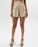 Buy Beige Shorts for Women by SAM Online | Ajio.com