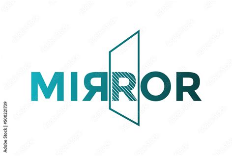 Image result for Mirror Text Design
