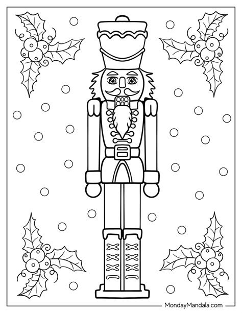 Coloring Page Of A Nutcracker