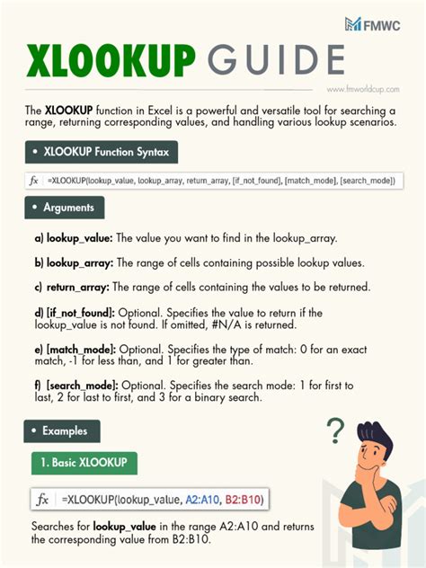 Image result for Excel XLOOKUP Guide