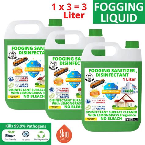the man choice NEW & ADVANCE Disinfectant FOGGER Sanitizer Liquid for ...