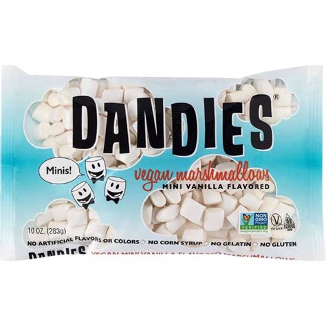 Dandies Vegan Vanilla Marshmallows Mini Size 283g – The Australian Products