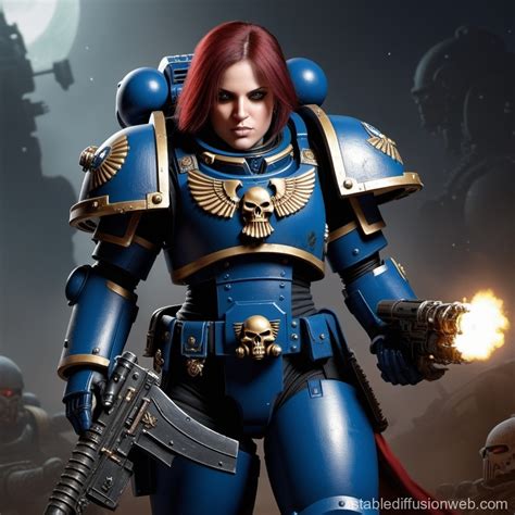 space marine in warhammer 40k Prompts | Stable Diffusion Online