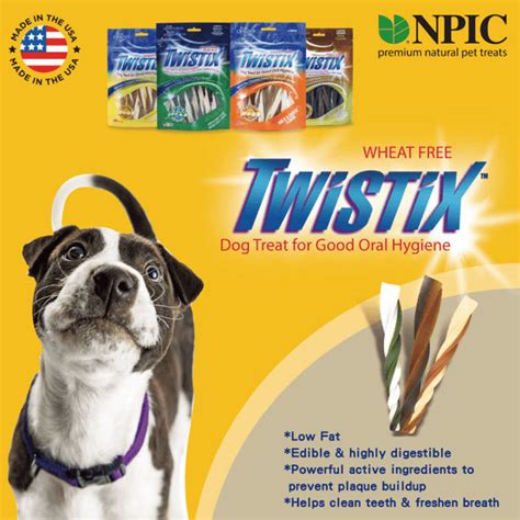 Buy NPIC Twistix Vanilla Mint Flavor Dog Treat online at Supertails.com