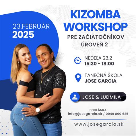 KIZOMBA WORKSHOP by Jose & Ludmila - ÚROVEŇ 2, Tanečná Škola Jose ...