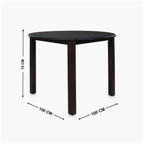 Buy Montoya 4 Seater Dining Table Set with Chairs - Brown from Home ...